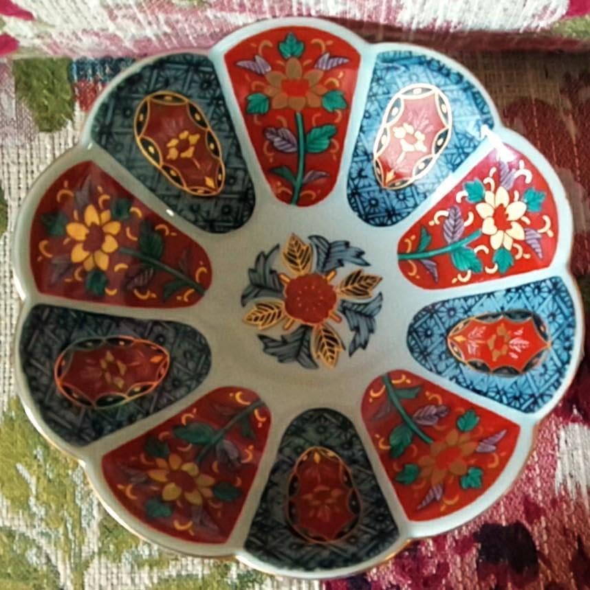 新品2客 林九郎窯 十方割花地紋小鉢 古伊万里様式 2客セット 林九郎窯 十方割花地紋小鉢 古伊万里様式 雑貨